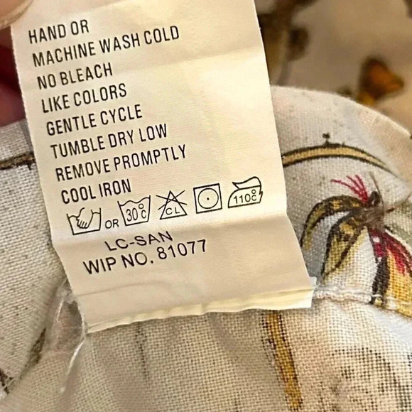 Woolrich Size Medium Birch Freshwater Fish Cream Shirt Button Down Short Sleeve - Picture 8 of 9